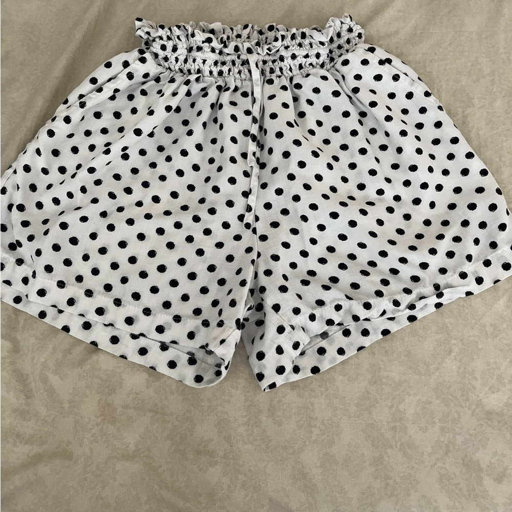 Cotton/linen shorts